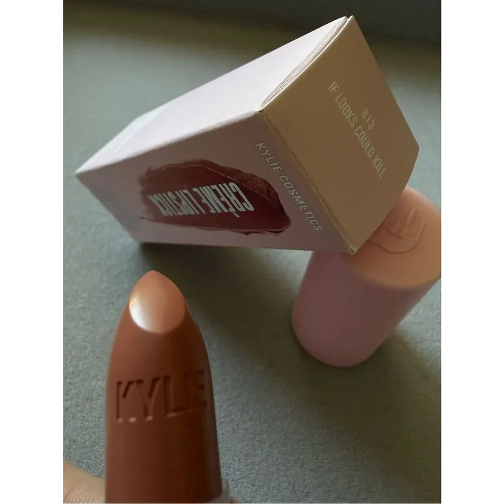 Kylie Jenner Crème Lipstick 613 If Looks Could Kill Nude Brown Women Makeup